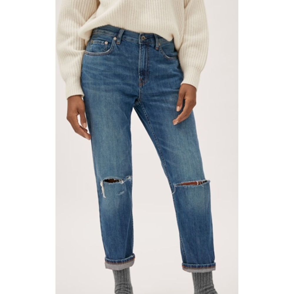 EVERLANE Super Soft “ Summer Jean” Med Wash Denim size 31‎